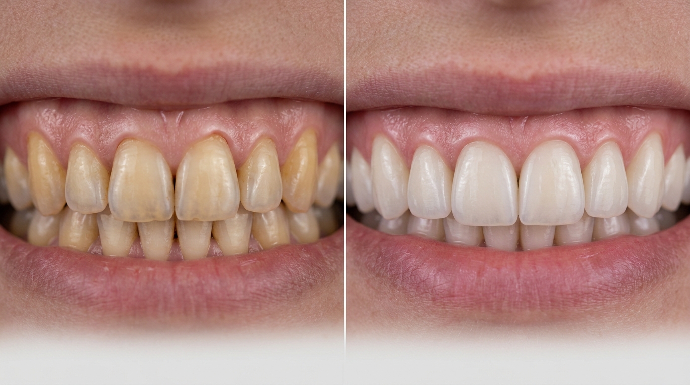 Natural Baseline Teeth Before Treatment